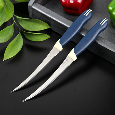 Нож для тонкой нарезки Tramontina Multicolor 23 см. (2 шт.)