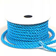 Шнур декоративный витой 18 м (D-5 мм) голубой