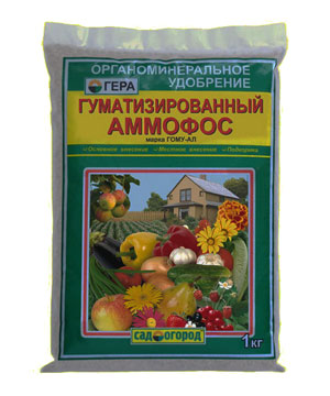Минеральное удобрение Аммофос гуматизированный (1 кг.)