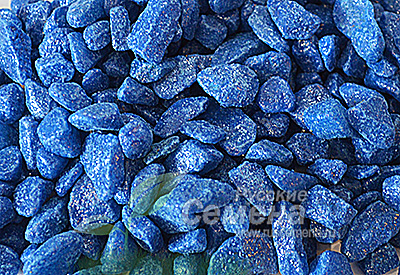 Декоративная каменная крошка (1кг) синяя