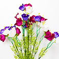 Искусственные цветы Эустомы (Н-45см) разноцветные