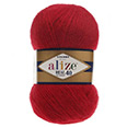 Пряжа Alize Angora Real 40 №56 (430 м) 100 гр. красный