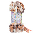 Пряжа вязальная Alize Puffy Color № 5926 (9 м) 100 гр.