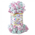 Пряжа вязальная Alize Puffy Color № 6052 (9 м) 100 гр.