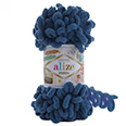 Пряжа вязальная Alize Puffy Fine № 637 морская волна (14,5 м) 100 гр.