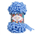 Пряжа вязальная Alize Puffy Fine № 112 голубой (14,5 м) 100 гр.