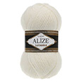 Пряжа вязальная Alize Lanagold № 62 (240 м) 100 гр. молочный