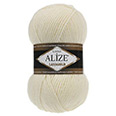 Пряжа вязальная Alize Lanagold № 1 (240 м) 100 гр. кремовый