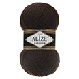 Пряжа вязальная Alize Lanagold № 26 (240 м) 100 гр. коричневый