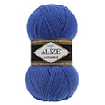 Пряжа вязальная Alize Lanagold № 141 (240 м) 100 гр. василёк