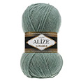 Пряжа вязальная Alize Lanagold № 386 (240 м) 100 гр. лазурный