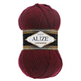 Пряжа вязальная Alize Lanagold № 57 (240 м) 100 гр. бордовый