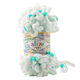 Пряжа вязальная Alize Puffy Color № 6473 (9 м) 100 гр.