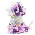 Пряжа вязальная Alize Puffy Color № 6457 (9 м) 100 гр.