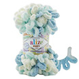 Пряжа вязальная Alize Puffy Color № 6461 (9 м) 100 гр.
