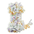 Пряжа вязальная Alize Puffy Color № 6462 (9 м) 100 гр.