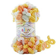 Пряжа вязальная Alize Puffy Color № 6464 (9 м) 100 гр.