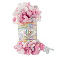 Пряжа вязальная Alize Puffy Color № 6370 (9 м) 100 гр.