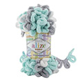 Пряжа вязальная Alize Puffy Color № 6408 (9 м) 100 гр.