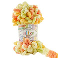 Пряжа вязальная Alize Puffy Color № 6313 (9 м) 100 гр.