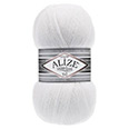 Пряжа Alize Superlana TIG № 55 (570 м) 100 гр. белый