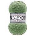 Пряжа Alize Superlana TIG № 852 (570 м) 100 гр. зелёный чай