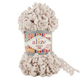 Пряжа вязальная Alize Puffy Fine № 599 слоновая кость (14,5 м) 100 гр.