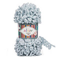 Пряжа вязальная Alize Puffy Fine № 500 серый (14,5 м) 100 гр.