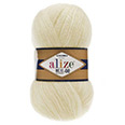 Пряжа Alize Angora Real 40 №1 (430 м) 100 гр. кремовый