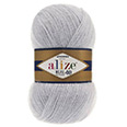 Пряжа Alize Angora Real 40 №52 (430 м) 100 гр. светло-серый
