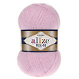 Пряжа Alize Angora Real 40 №185 (430 м) 100 гр. розовый