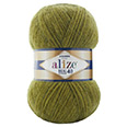 Пряжа Alize Angora Real 40 №758 (430 м) 100 гр. оливковый