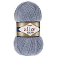 Пряжа Alize Angora Real 40 №221 (430 м) 100 гр. светлый джинс