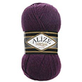 Пряжа Alize Superlana Klasik № 111 фиолетовый (280 м) 100 гр.