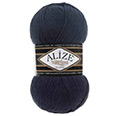 Пряжа Alize Superlana Klasik № 58 тёмно-синий (280 м) 100 гр.