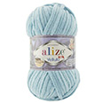Пряжа Alize Velluto № 414 (68 м) 100 гр. лазурный