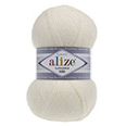 Пряжа вязальная Alize Lanagold 800 № 62 (100 гр.) молочный