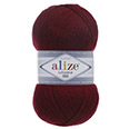 Пряжа вязальная Alize Lanagold 800 № 57 (100 гр.) бордовый