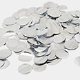Конфетти фольгированные круглые серебро (D-0,5 см) 100 гр.