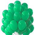 Латексные шары пастель 100 шт. (размер 12/30 см) зелёный