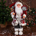 Новогодняя фигура "Санта-Клаус" с мешком (45 см)