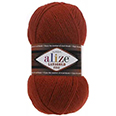 Пряжа вязальная Alize Lanagold Fine № 36 (100 гр.) терракот