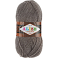 Пряжа вязальная Alize Lanagold Fine № 240 (100 гр.) коричневый меланж