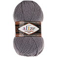Пряжа вязальная Alize Lanagold Fine № 348 (100 гр.) дымчатый