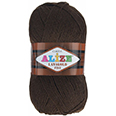 Пряжа вязальная Alize Lanagold Fine № 26 (100 гр.) коричневый