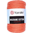 Пряжа Yarnart Macrame Cotton № 770 коралл (225 м.) 250 гр.