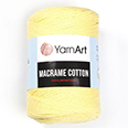 Пряжа Yarnart Macrame Cotton № 754 лимон (225 м.) 250 гр.