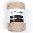 Пряжа Yarnart Macrame Cotton № 753 светло-бежевый (225 м.) 250 гр.