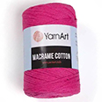 Пряжа Yarnart Macrame Cotton № 803 ярко-розовый (225 м.) 250 гр.
