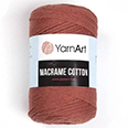 Пряжа Yarnart Macrame Cotton № 785 терракот (225 м.) 250 гр.